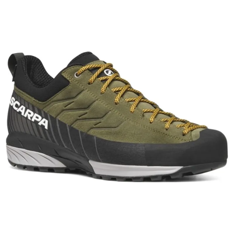 Scarpa Mescalito GTX Approach Shoe in Dark Olive/Grey