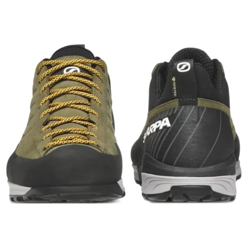 Scarpa Mescalito GTX Approach Shoe in Dark Olive/Grey-4