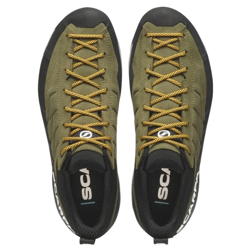 Scarpa Mescalito GTX Approach Shoe in Dark Olive/Grey-3