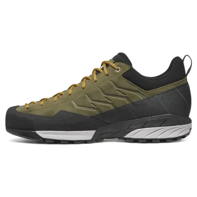 Scarpa Mescalito GTX Approach Shoe in Dark Olive/Grey-2