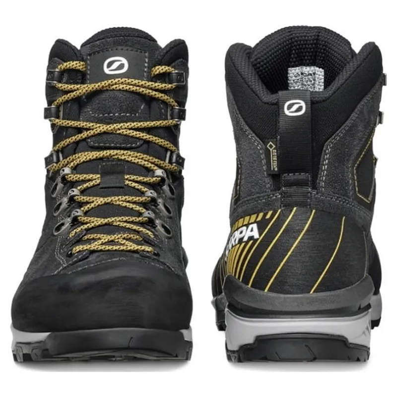 Scarpa Mescalito TRK GTX Men's Boot in Dark Anthracite and Mustard-4