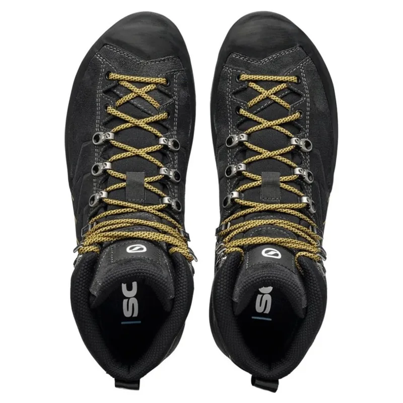 Scarpa Mescalito TRK GTX Men's Boot in Dark Anthracite and Mustard-5