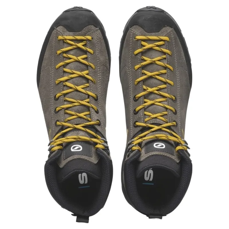 Scarpa Mojito Hike GTW Wide Fit Men's Hiking Boot in Titanium/Mustard-5
