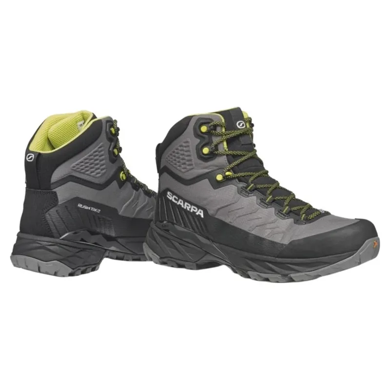 Scarpa Rush TRK LT Gore-Tex Men's Walking Boots in Grey/Lime-5