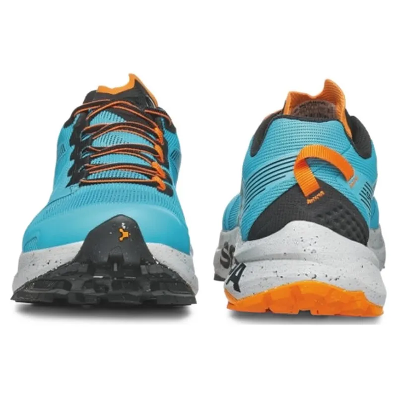 Scarpa Spin Planet Men's Trail Running Shoe in Azure/Black-4