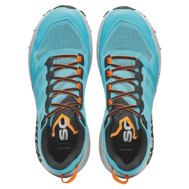Scarpa Spin Planet Men's Trail Running Shoe in Azure/Black-3
