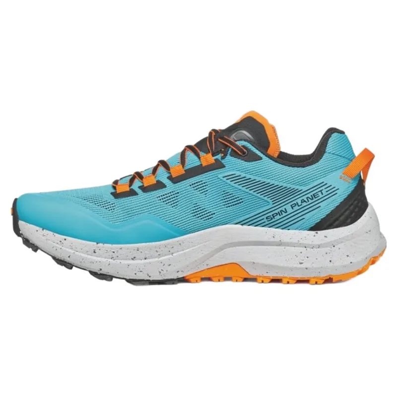 Scarpa Spin Planet Men's Trail Running Shoe in Azure/Black-2