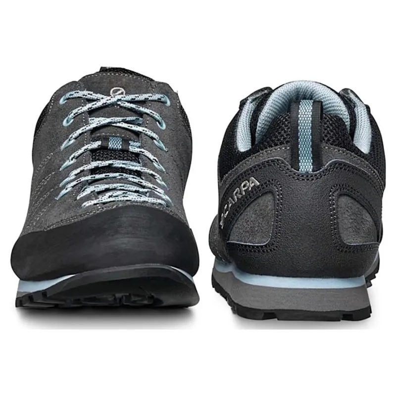 Scarpa Women's Crux Approach Shoe in Shark-Blue Radiance-1