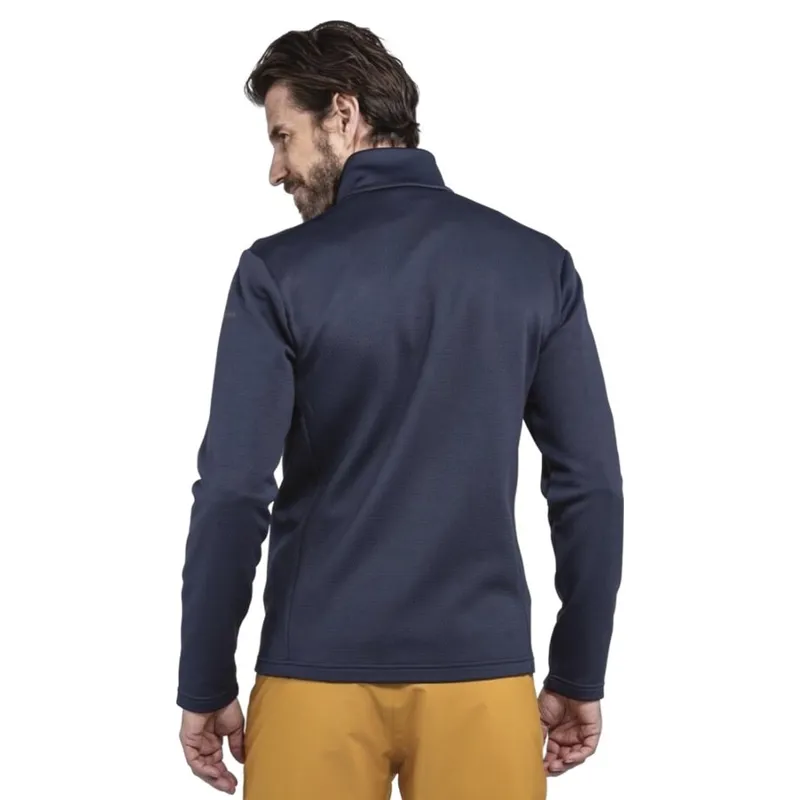 Schoffel Pine Mens Ski Fleece in Navy Blazer-3