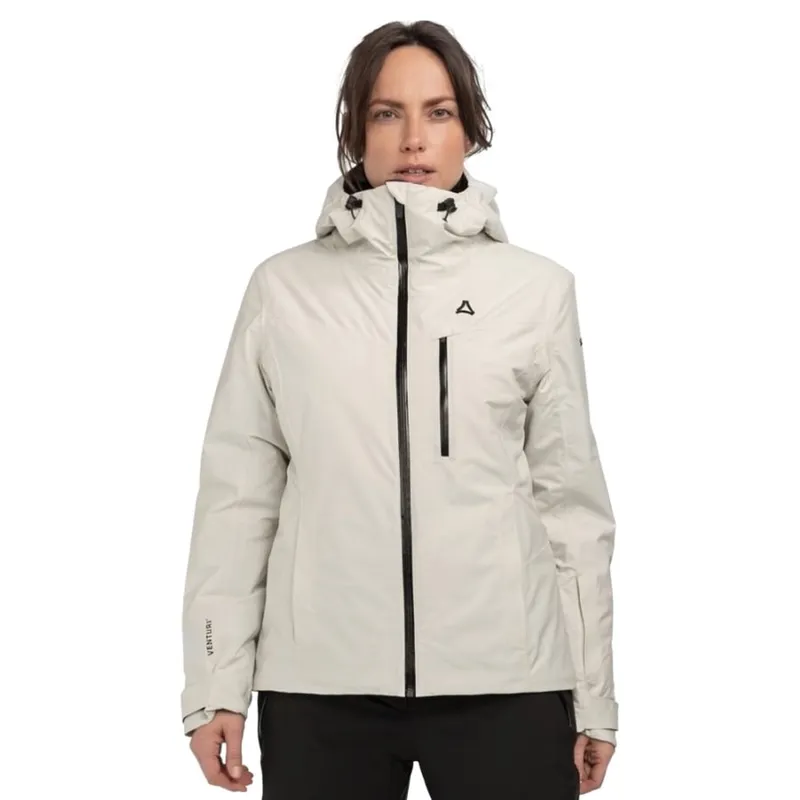 Schoffel Womens Nollen Ski Jacket in Nordic White-2