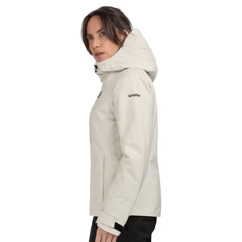 Schoffel Womens Nollen Ski Jacket in Nordic White-3