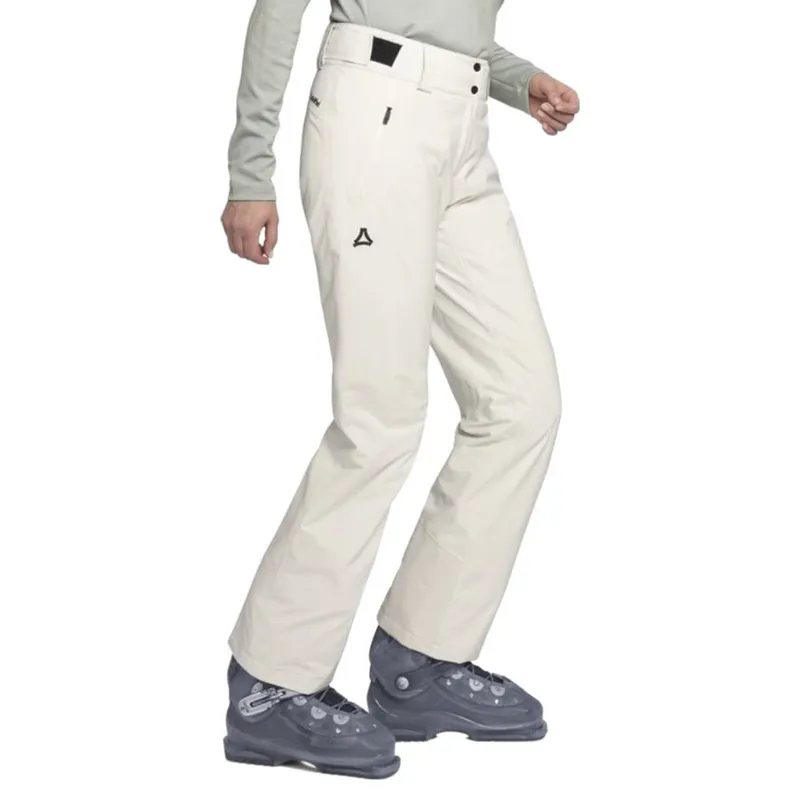 Schoffel Womens Pine Ski Pants in Nordic White-2