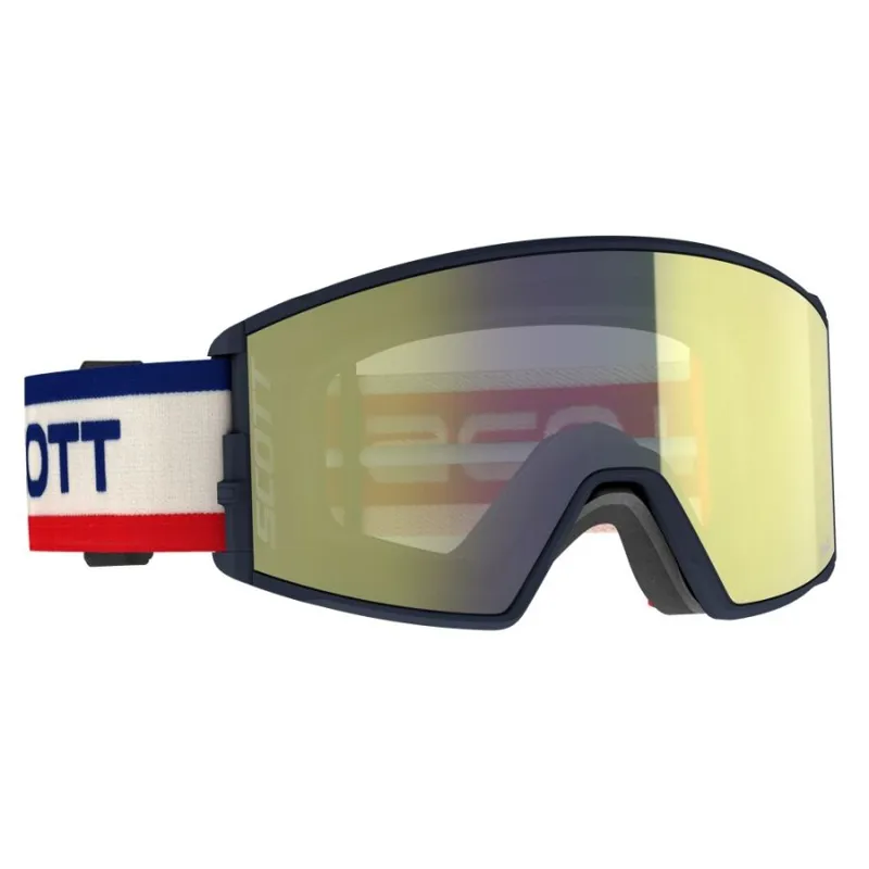 Scott React Goggle with Spare Lens in Beige Blue