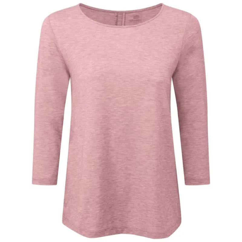 Sherpa Women's Asha 3/4 Sleeve Top in Mineral Red