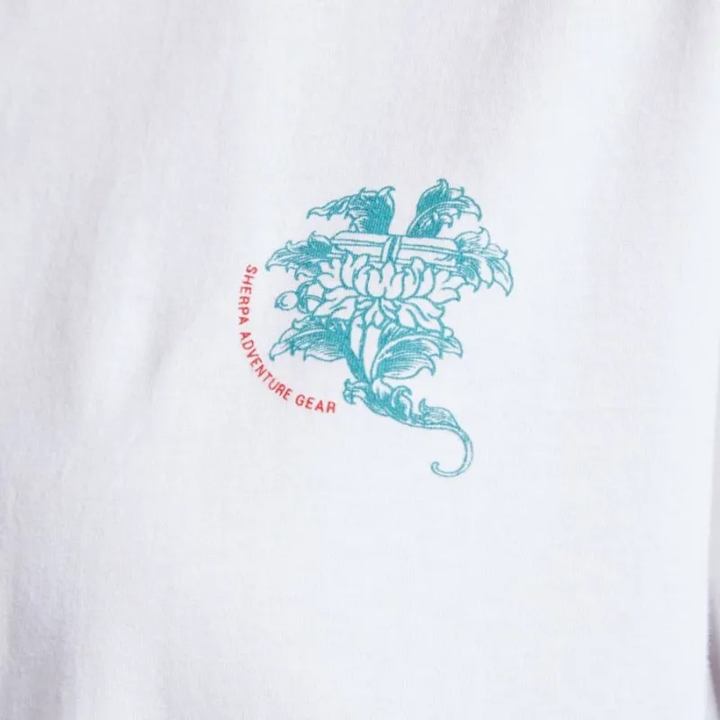 Sherpa Deity Tee T-Shirt in Katha White-3