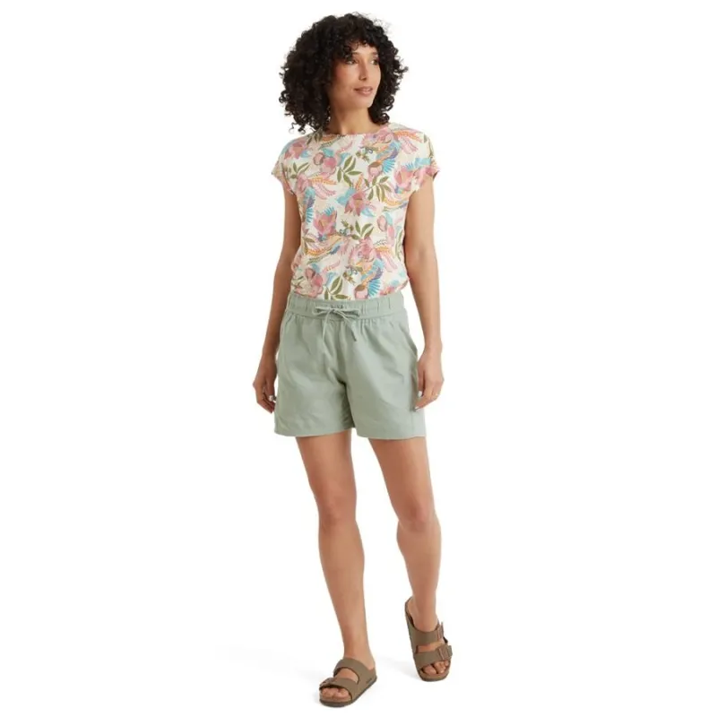 Sherpa Palmo Women's Shorts in Celery-2