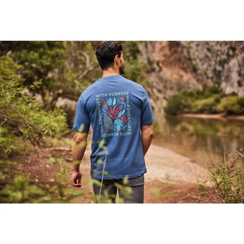 Sherpa Purpose Men's Tee in Neelo Blue-7