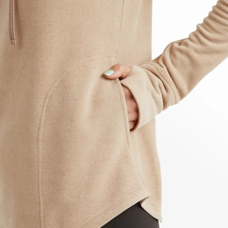 Sherpa Rolpa Women's Fleece Pullover in Bardiya Sand-6