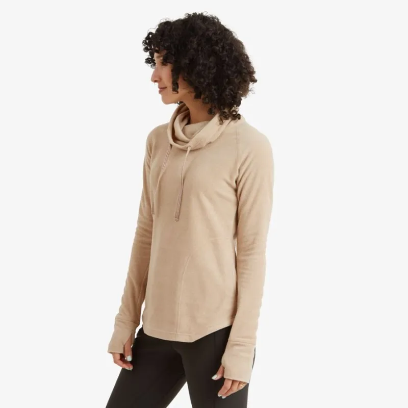 Sherpa Rolpa Women's Fleece Pullover in Bardiya Sand-2