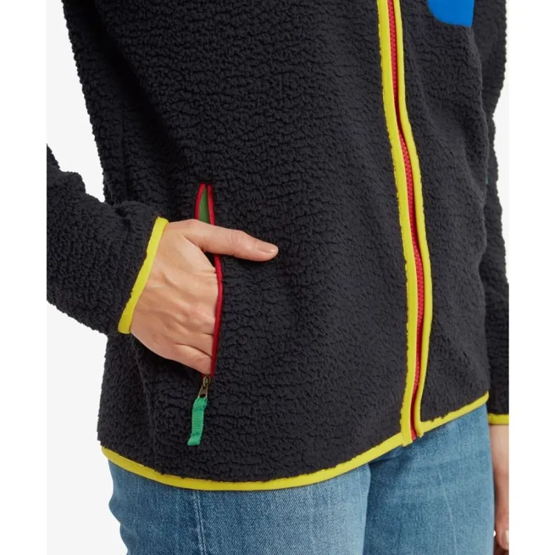 Sherpa Tarcho Full Zip Fleece in Black-10