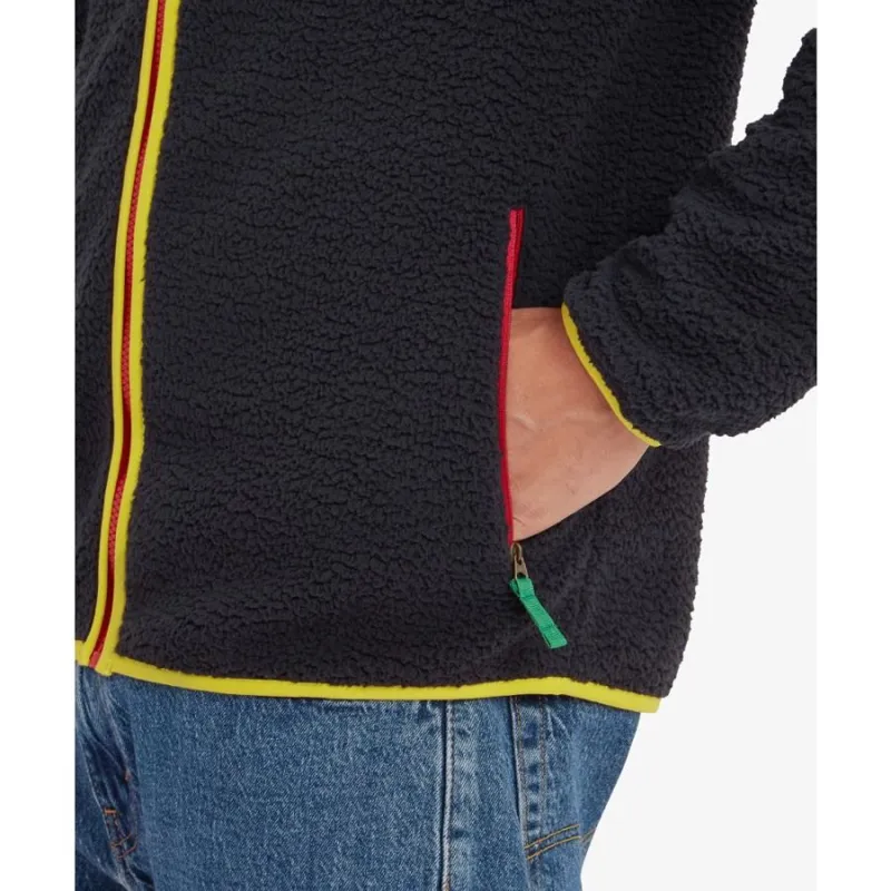 Sherpa Tarcho Full Zip Fleece in Black-9