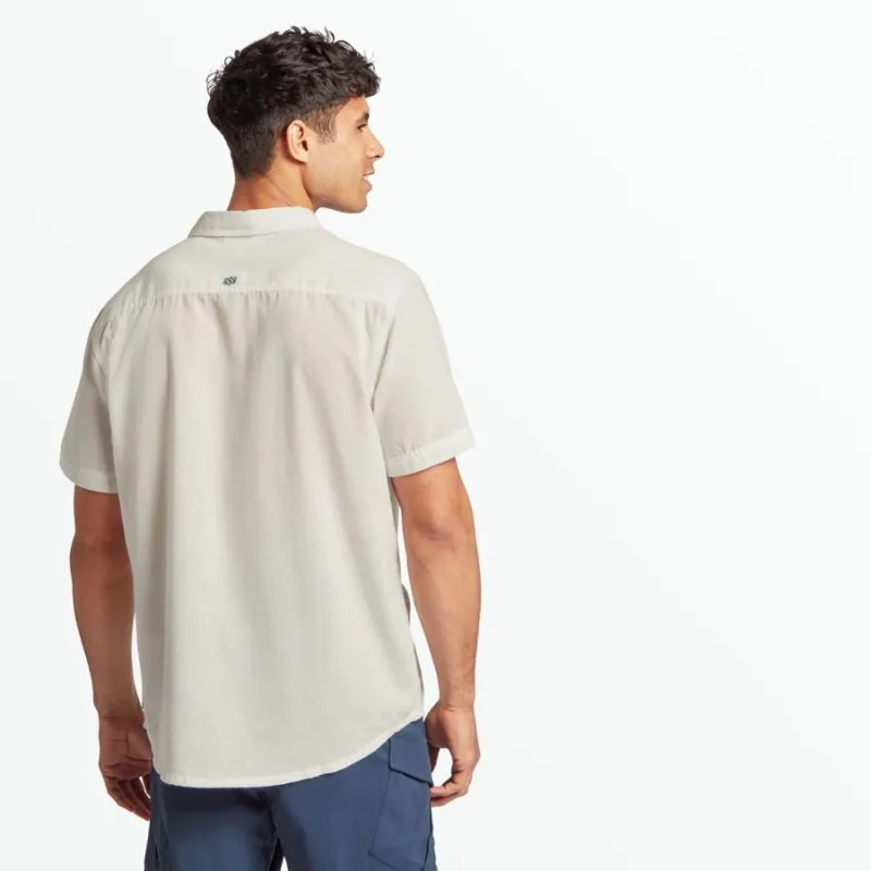 Sherpa Tibet Stripe Men's Short Sleeved Shirt in Peetho-3
