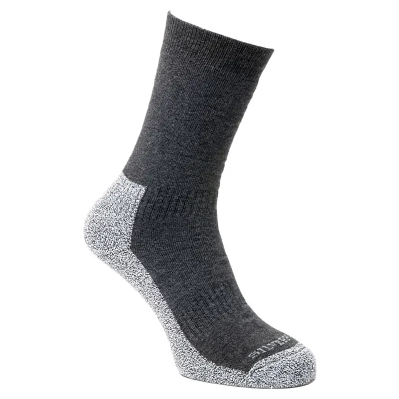Silverpoint Comfort Hiker Socks in Charcoal Black Melange