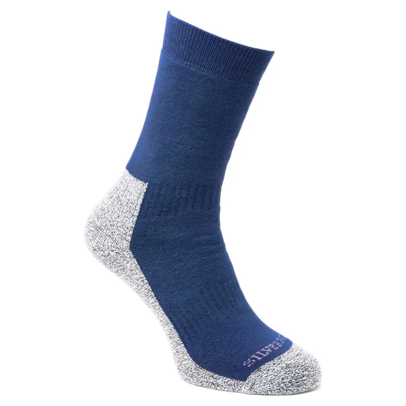 Silverpoint Comfort Hiker Socks in Denim Blue