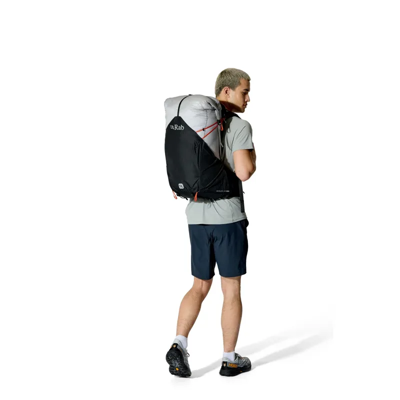 Rab Syclon XP 40L Pack in Black-Dark Pewter-2