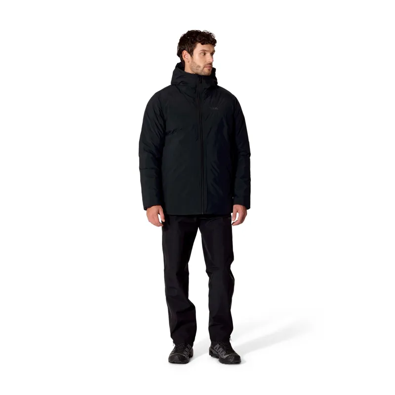 Rab Men's Valiance Waterproof Down Jacket in Black-4