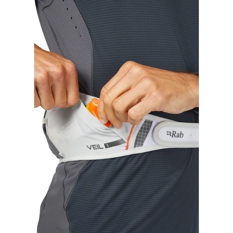Rab Veil 1L Lightweight Belt Pack in Gargoyle/Graphene-13