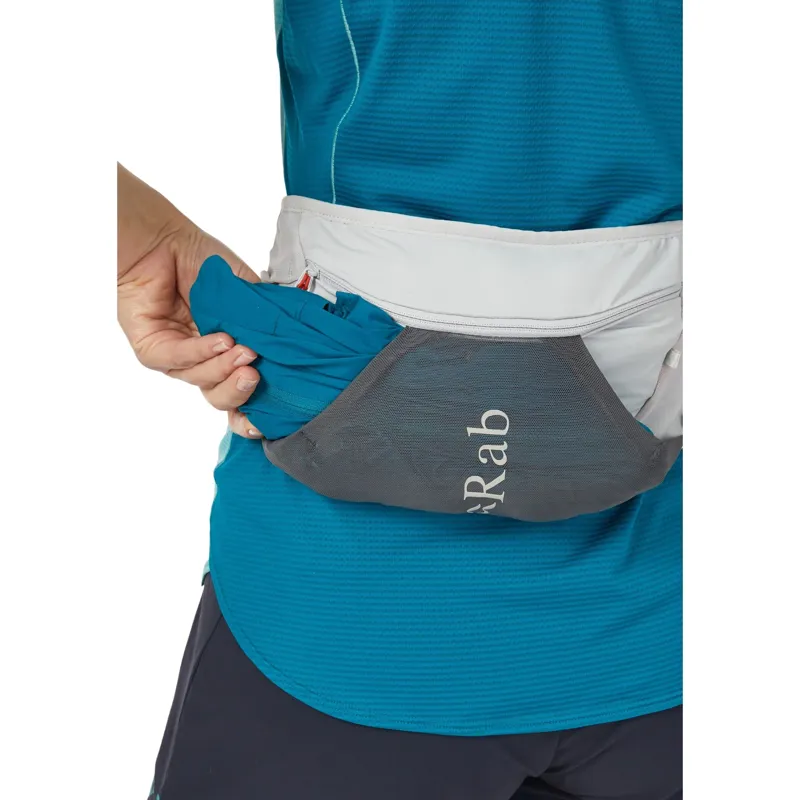 Rab Veil 1L Lightweight Belt Pack in Gargoyle/Graphene-9