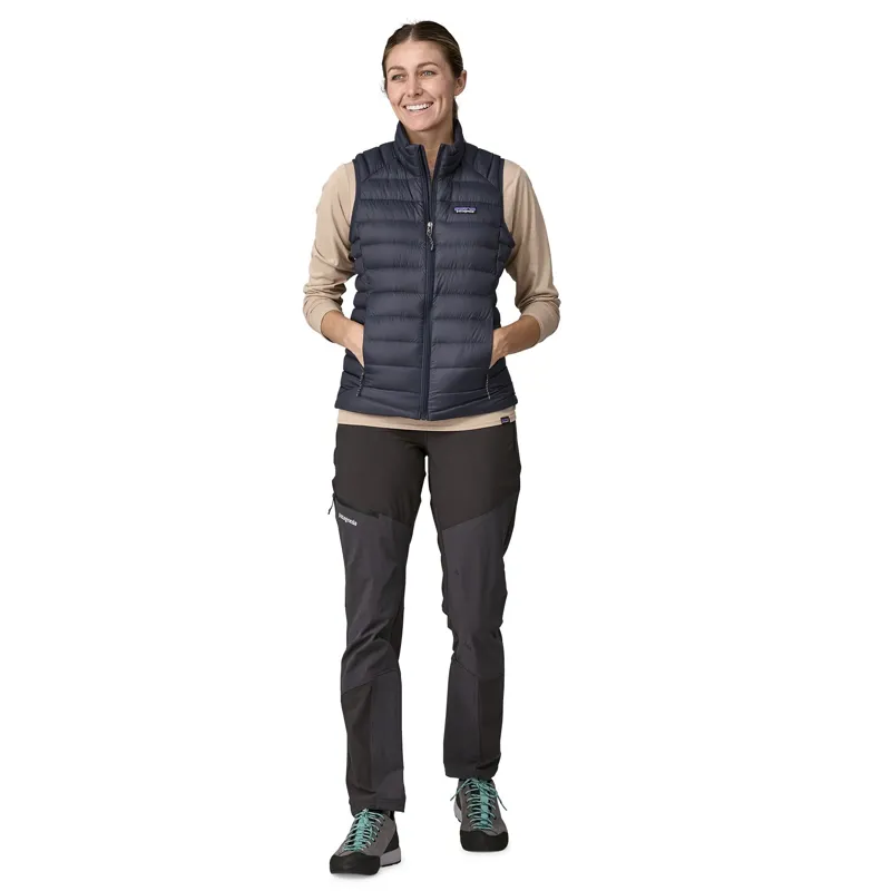 Patagonia Women's Down Sweater Vest in Smolder Blue-3