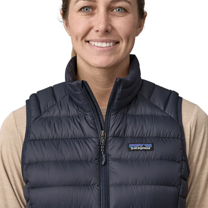 Patagonia Women's Down Sweater Vest in Smolder Blue-4