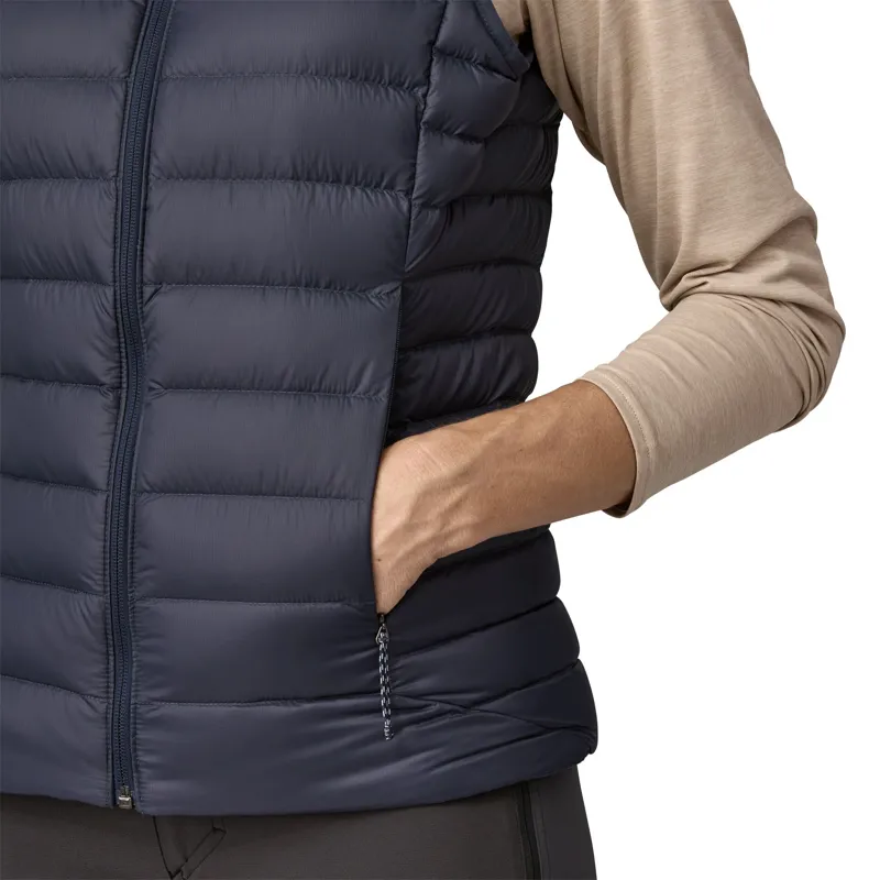 Patagonia Women's Down Sweater Vest in Smolder Blue-6
