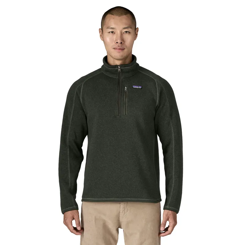 Patagonia Better Sweater Men's 1/4-Zip Fleece in Old Growth Green-1