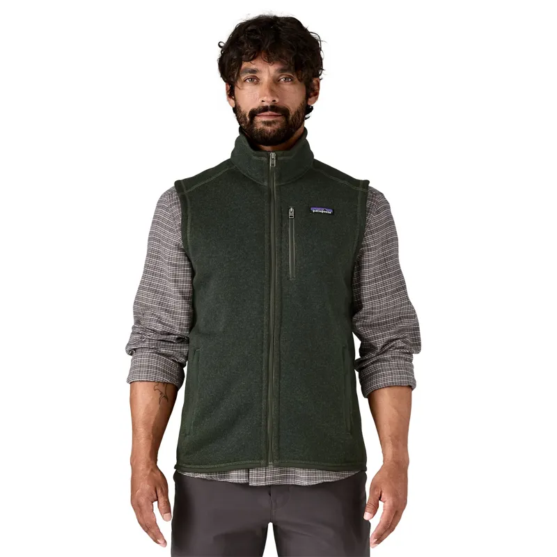 Patagonia Better Sweater Men's Fleece Vest in Old Growth Green-2