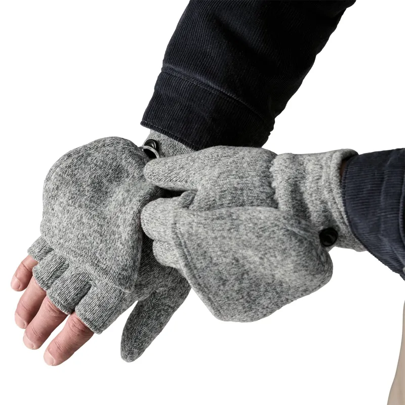 Patagonia Better Sweater Gloves in Birch White-2