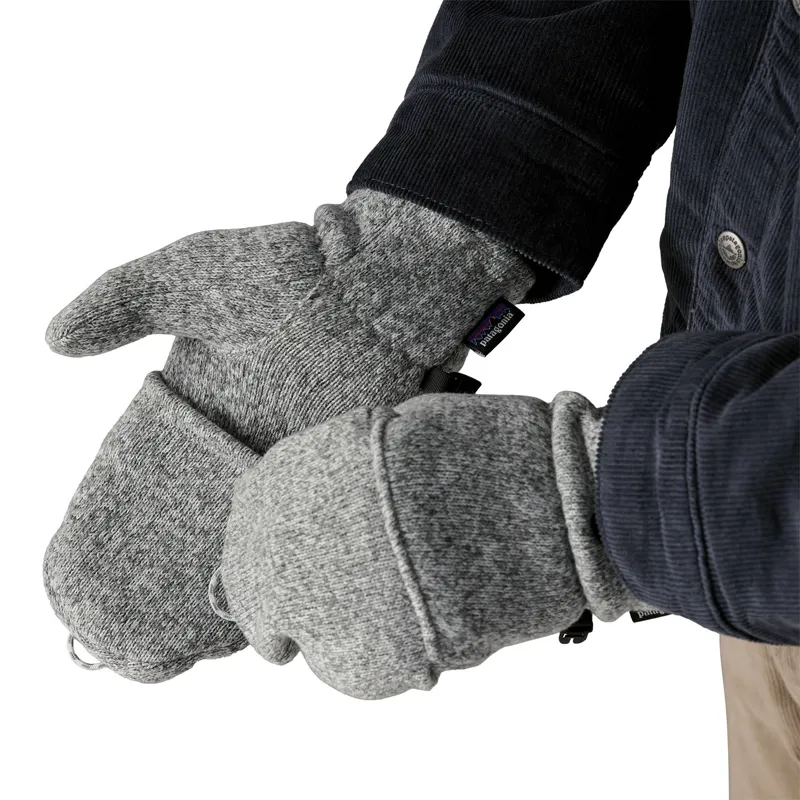 Patagonia Better Sweater Gloves in Birch White-1