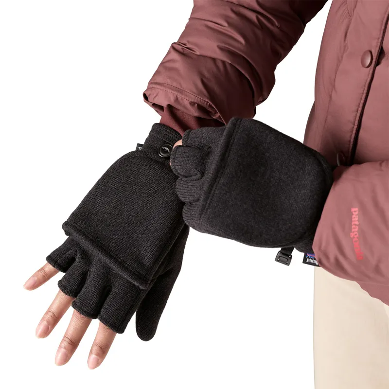 Patagonia Better Sweater Gloves in Black-2
