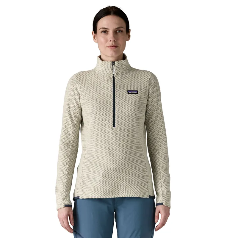 Patagonia R1 Air Zip Neck Women's Fleece in Wool White-1
