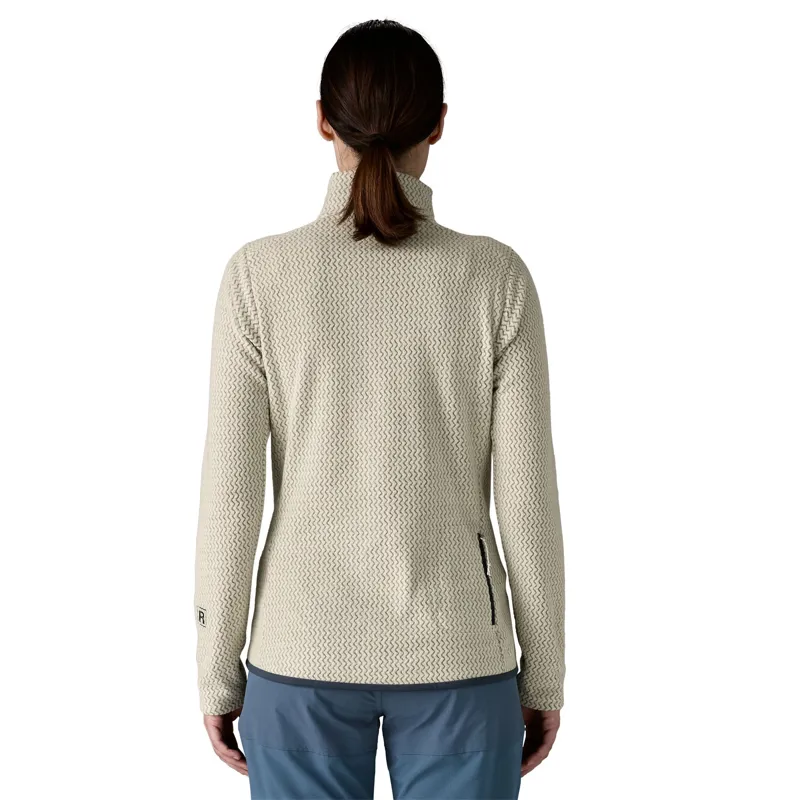 Patagonia R1 Air Zip Neck Women's Fleece in Wool White-2
