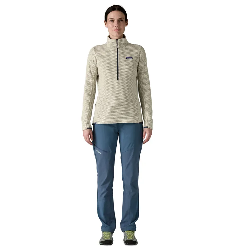 Patagonia R1 Air Zip Neck Women's Fleece in Wool White-4