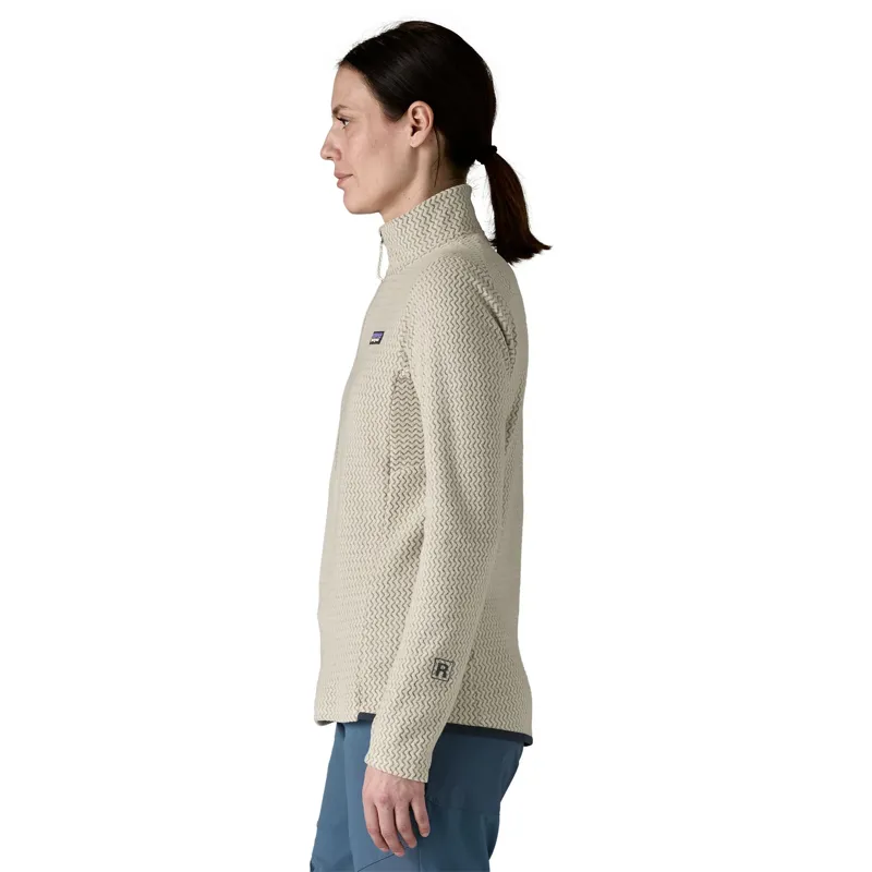 Patagonia R1 Air Zip Neck Women's Fleece in Wool White-3