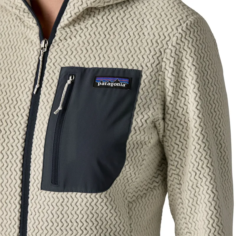 Patagonia R1 Air Women's Full-Zip Fleece Hoody in Wool White-4