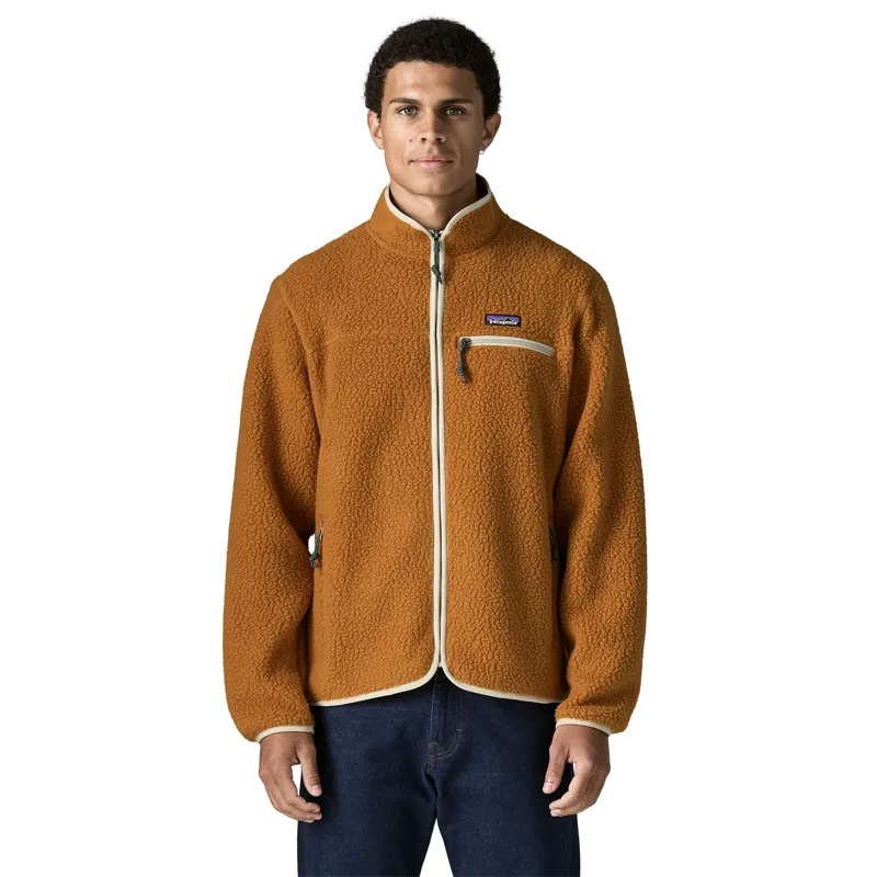 Patagonia Men's Retro Pile Fleece Jacket in Cinnamon Brown-1