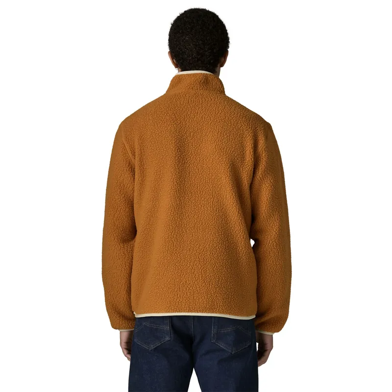 Patagonia Men's Retro Pile Fleece Jacket in Cinnamon Brown-2