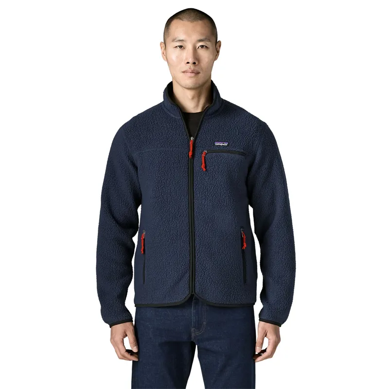 Patagonia Men's Retro Pile Fleece Jacket in New Navy-1