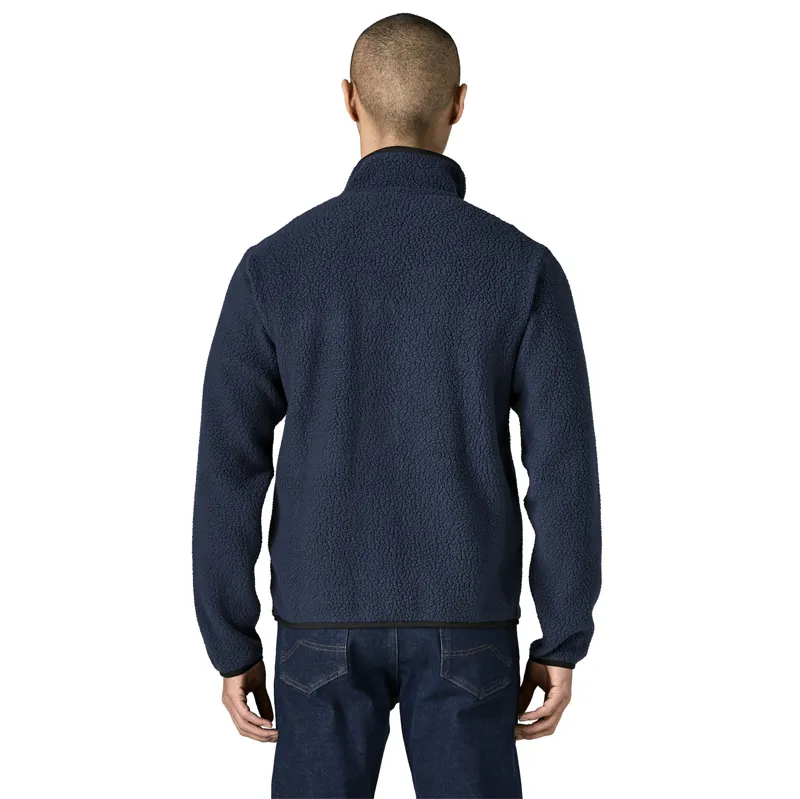 Patagonia Men's Retro Pile Fleece Jacket in New Navy-2
