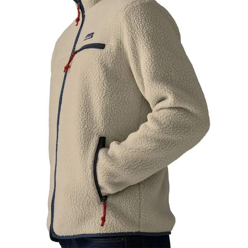 Patagonia Men's Retro Pile Fleece Jacket in Pelican-3